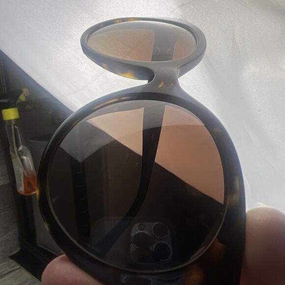 Tory Burch TY7087 1377T5 52mm DARK TORTOISE Polarized Sunglasses - Picture 7 of 10